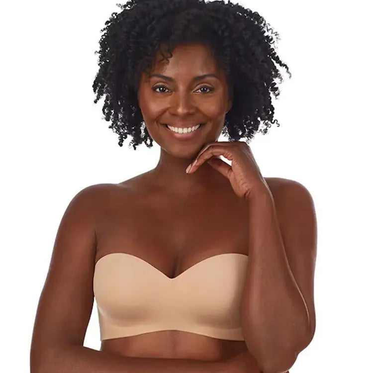 2023 Invisible Strapless Half Cup Push-Up Bra
