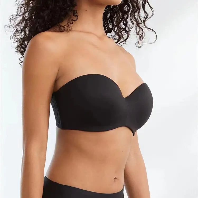 2023 Invisible Strapless Half Cup Push-Up Bra